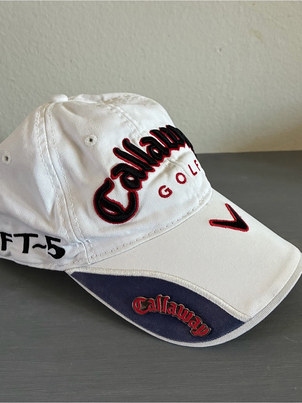 Vintage Callaway Men’s Golf Cap Hat FT 5 Embroidered Chevron Logo Fusion Techno
